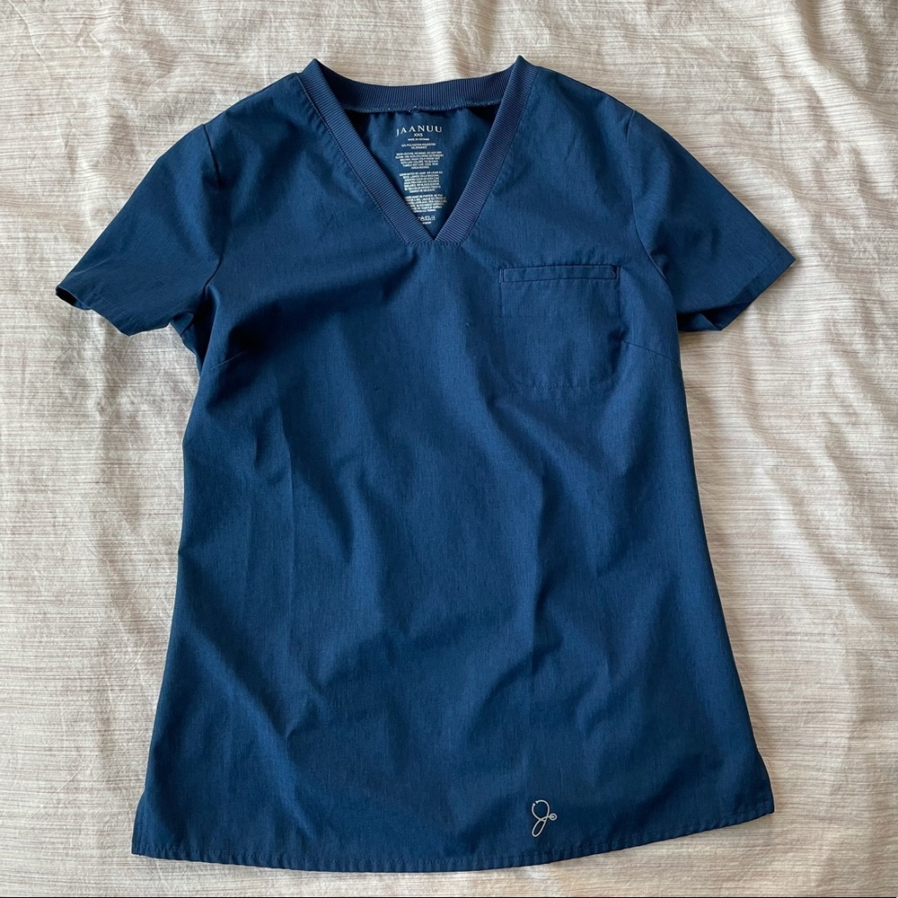JAANUU Scrub Set - Heather Navy XXS